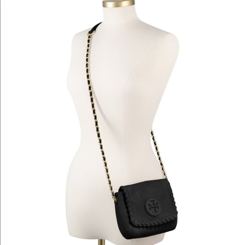 Tory Burch Small Marion Crossbody Black